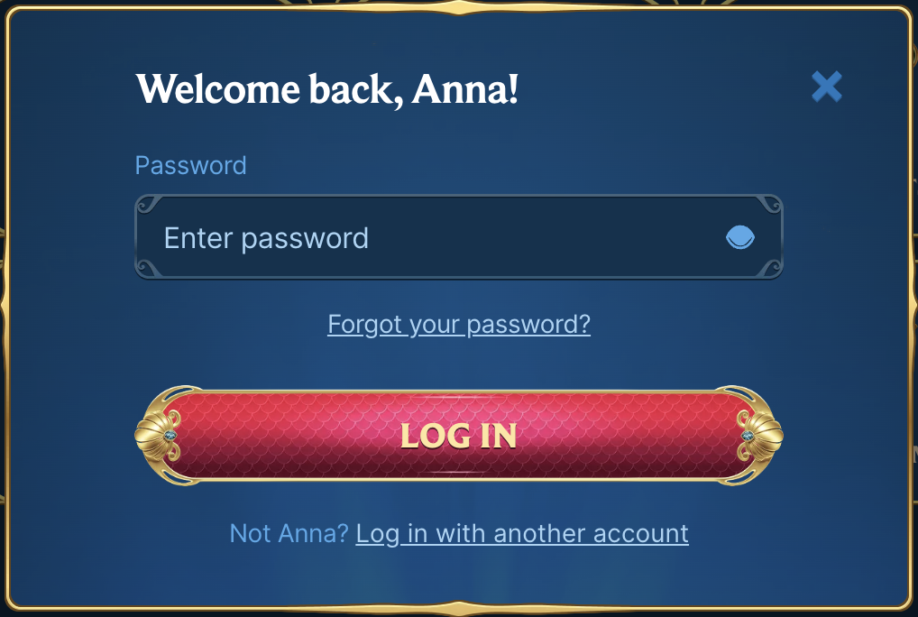 Login at AquaWin Casino