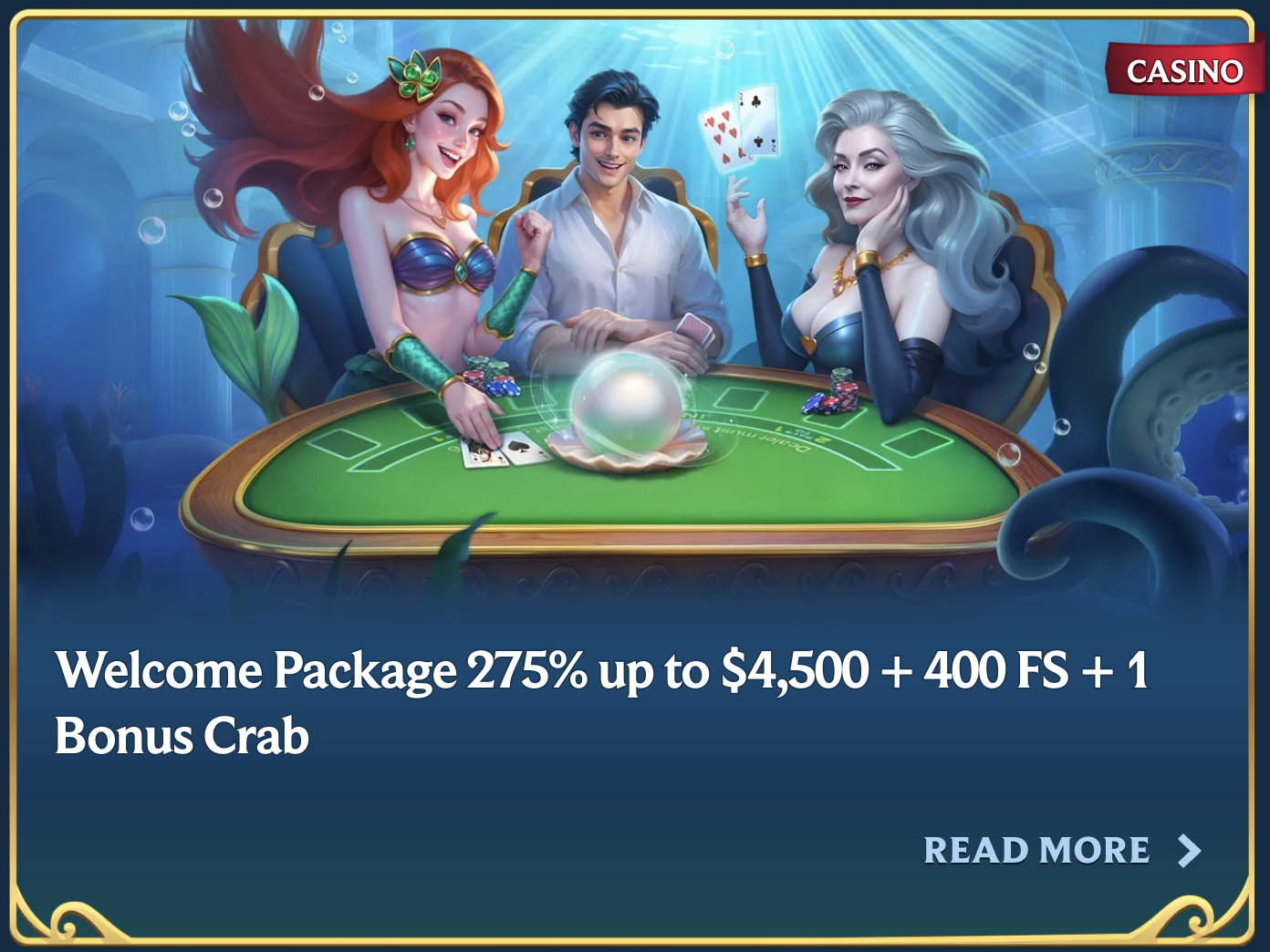 AquaWin Casino Welcome Bonus & Free Spins